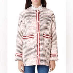 MAJE Gerona Cotton-Blend Tweed Jacket size M(38)
